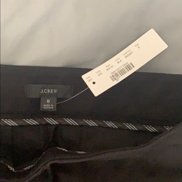 J.Crew Remi pant in bi-stretch cotton; black 8 - Picture 5 of 7
